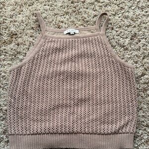 Z Supply Beige Knit Camisole Sweater
